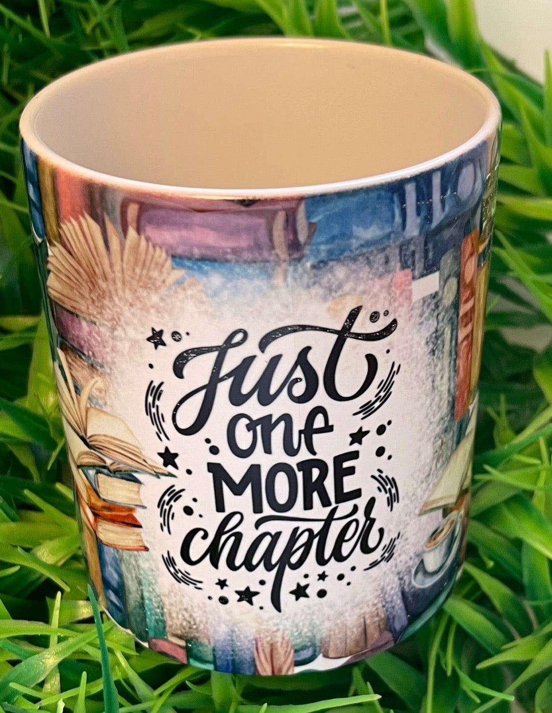 Just one more chapter mug