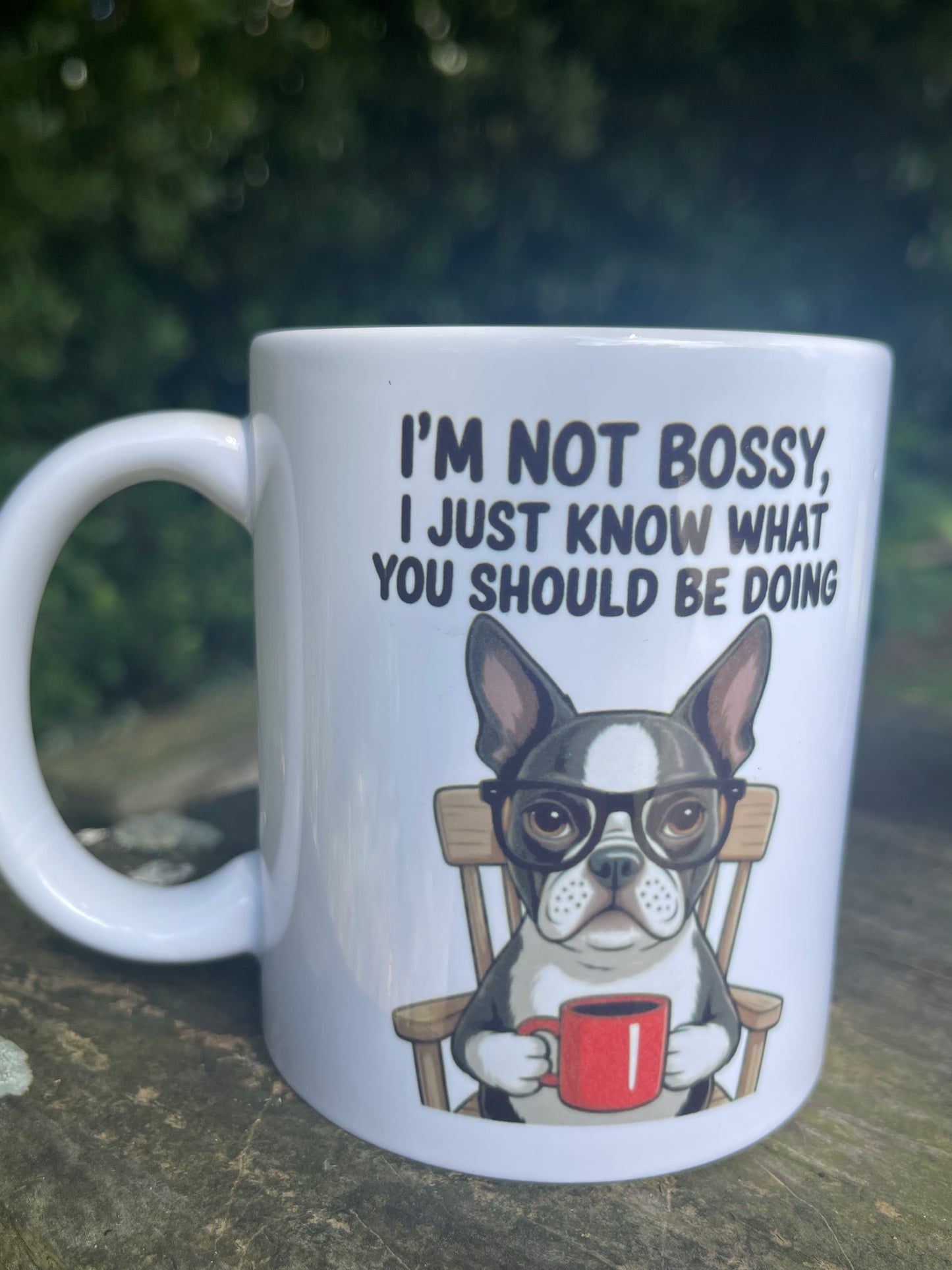 I’m not bossy mug
