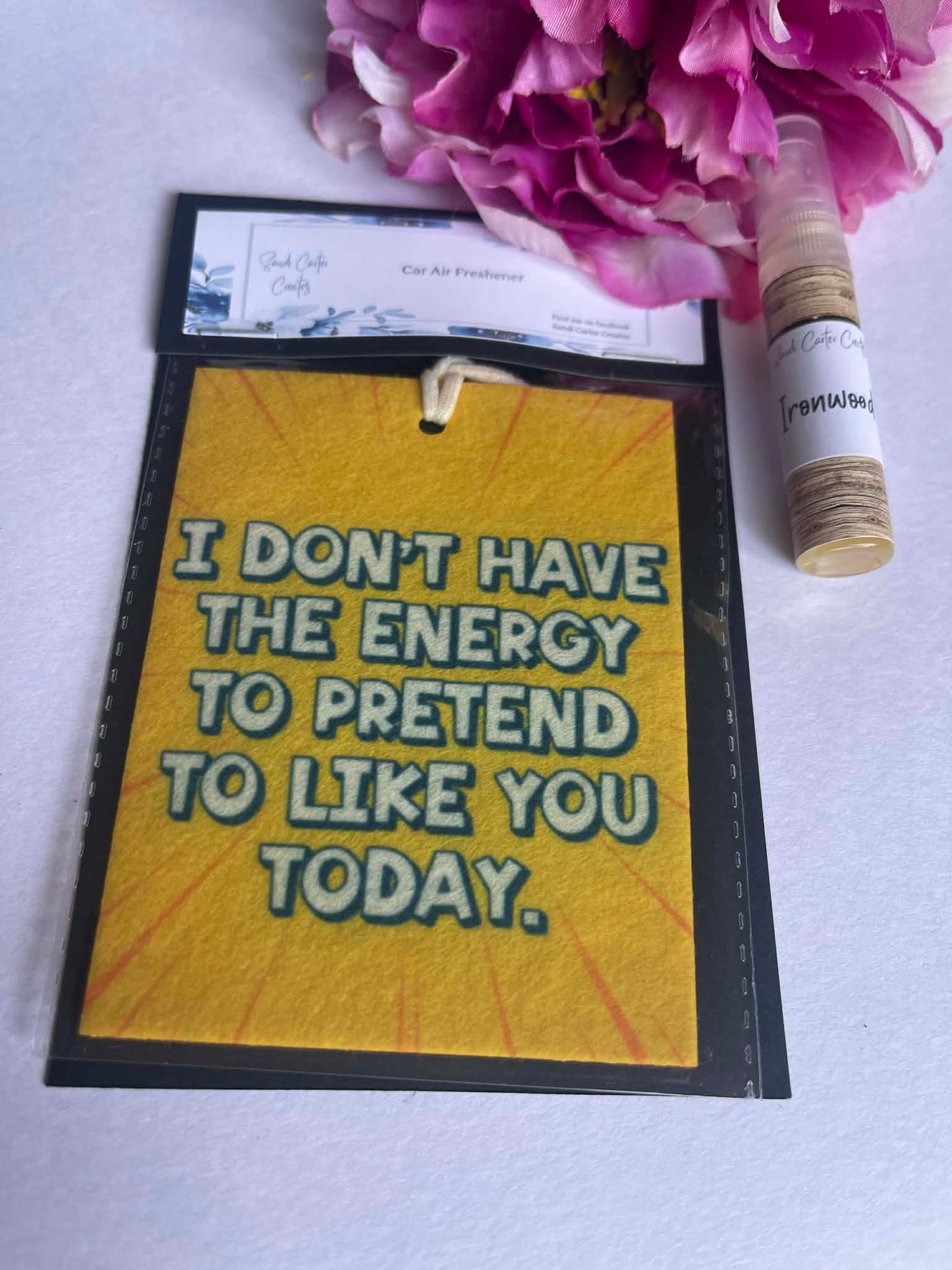 I don't have the energy Fragrance duo