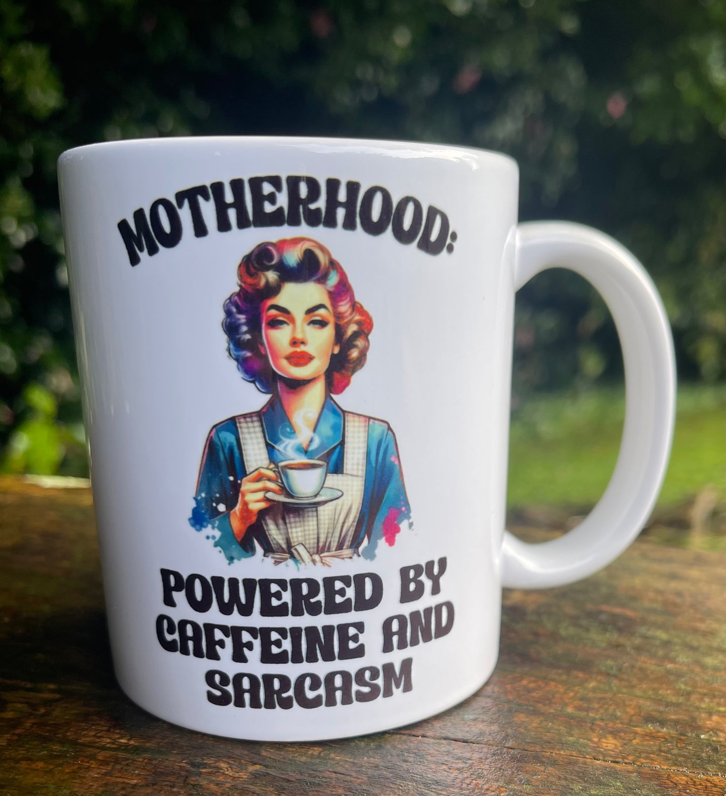 Motherhood caffeine mug