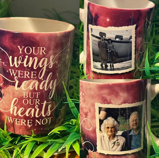 Your wings were ready remembrance mug
