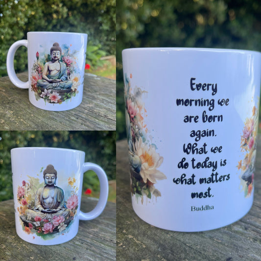 Buddha Morning Message Mug